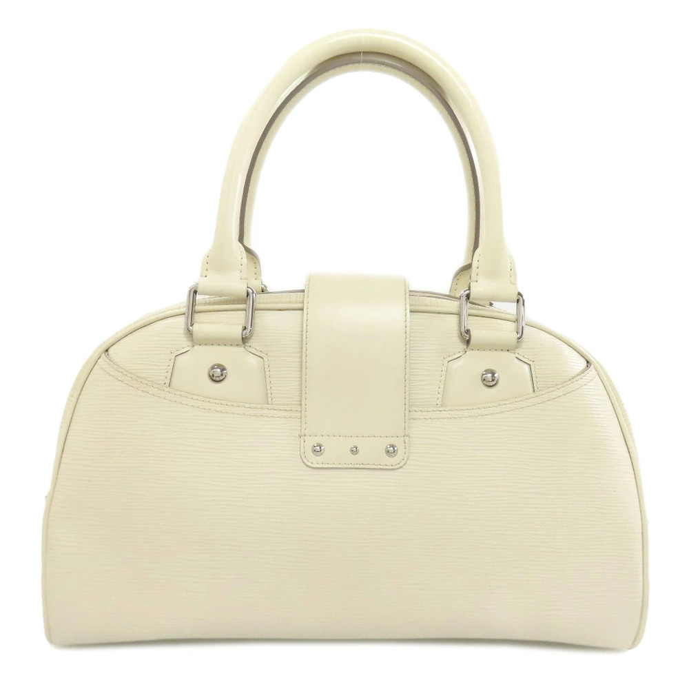 Louis Vuitton Leather Bowling Handbag Montaigne Epi Black
